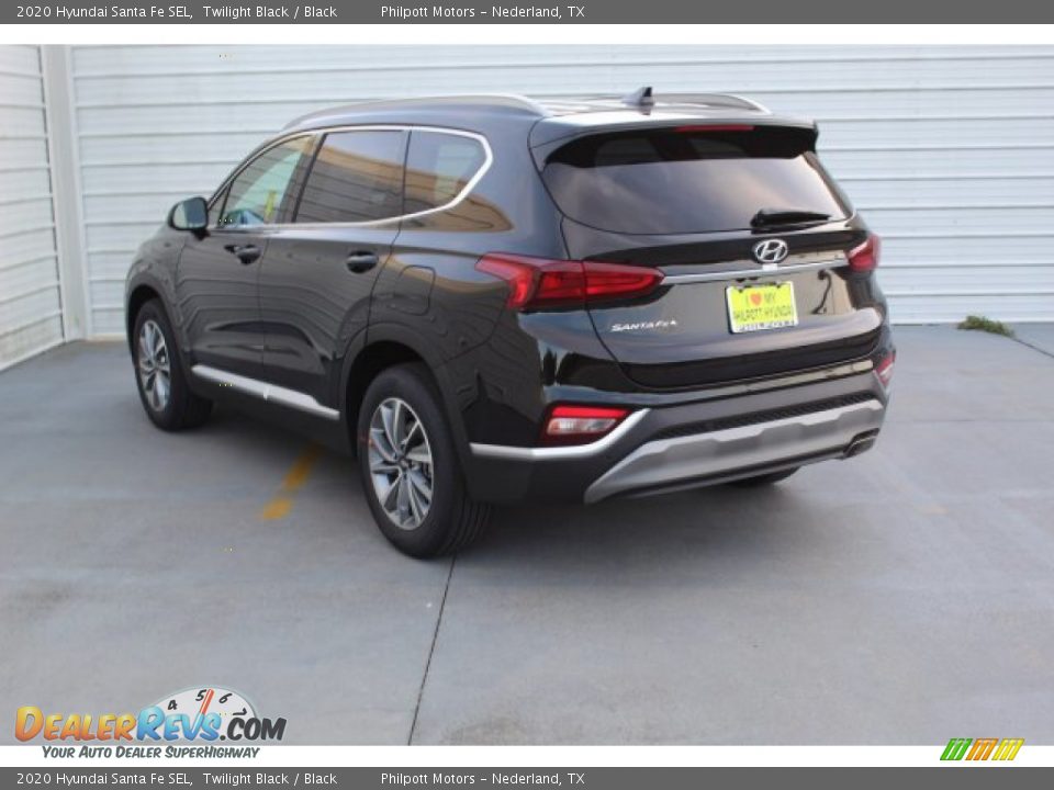 2020 Hyundai Santa Fe SEL Twilight Black / Black Photo #6