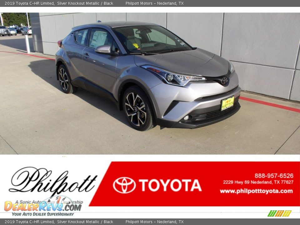 2019 Toyota C-HR Limited Silver Knockout Metallic / Black Photo #1