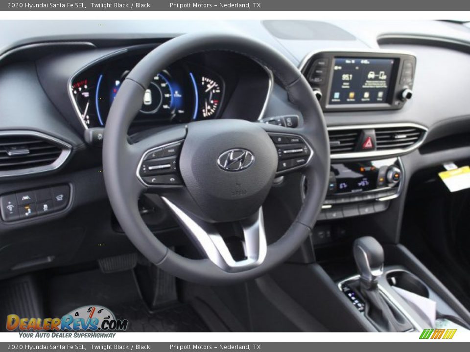 2020 Hyundai Santa Fe SEL Twilight Black / Black Photo #13