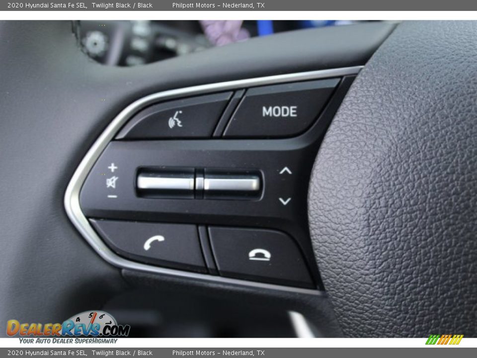 2020 Hyundai Santa Fe SEL Twilight Black / Black Photo #14