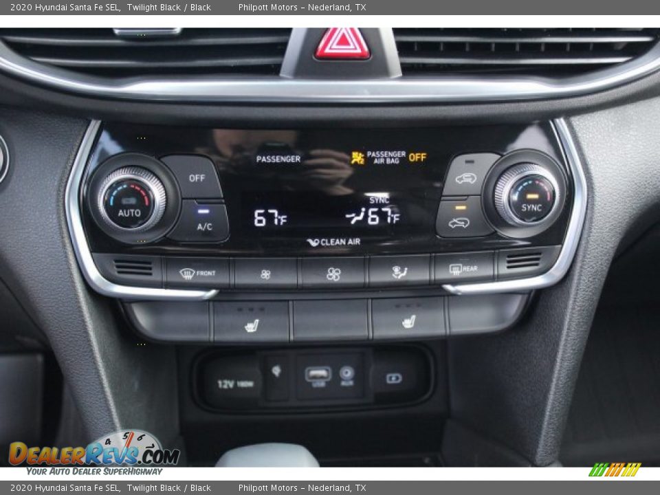 2020 Hyundai Santa Fe SEL Twilight Black / Black Photo #17