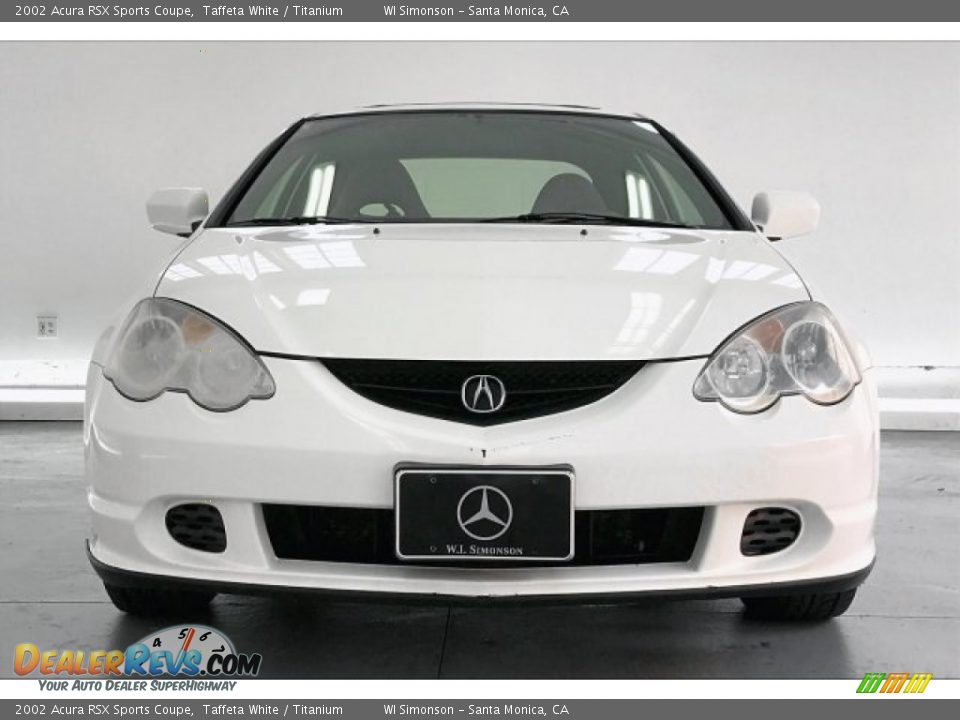 2002 Acura RSX Sports Coupe Taffeta White / Titanium Photo #2