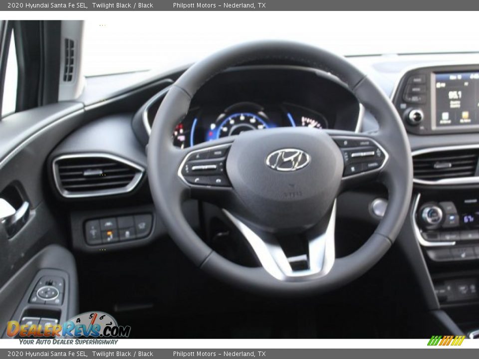 2020 Hyundai Santa Fe SEL Twilight Black / Black Photo #22
