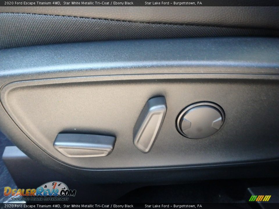 2020 Ford Escape Titanium 4WD Star White Metallic Tri-Coat / Ebony Black Photo #11