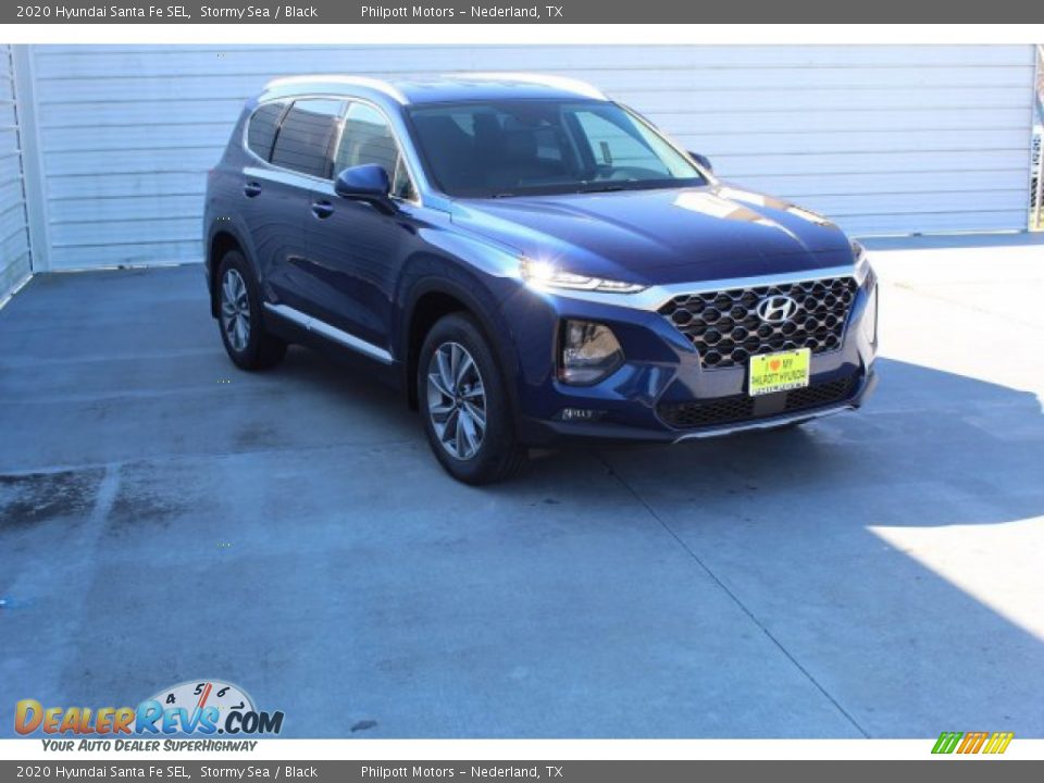 2020 Hyundai Santa Fe SEL Stormy Sea / Black Photo #2