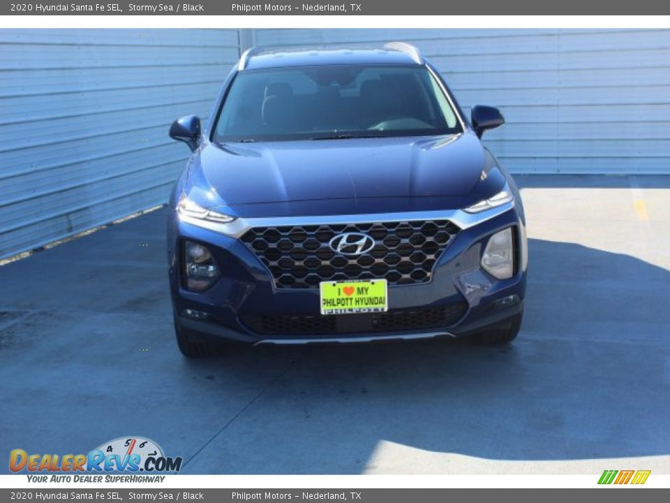 2020 Hyundai Santa Fe SEL Stormy Sea / Black Photo #3
