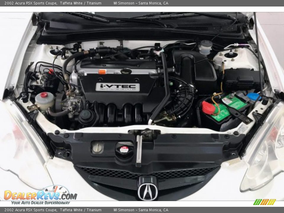2002 Acura RSX Sports Coupe 2.0 Liter DOHC 16-Valve i-VTEC 4 Cylinder Engine Photo #9