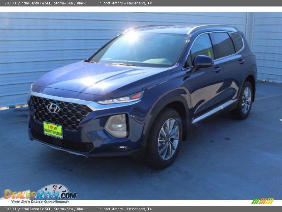 2020 Hyundai Santa Fe SEL Stormy Sea / Black Photo #4