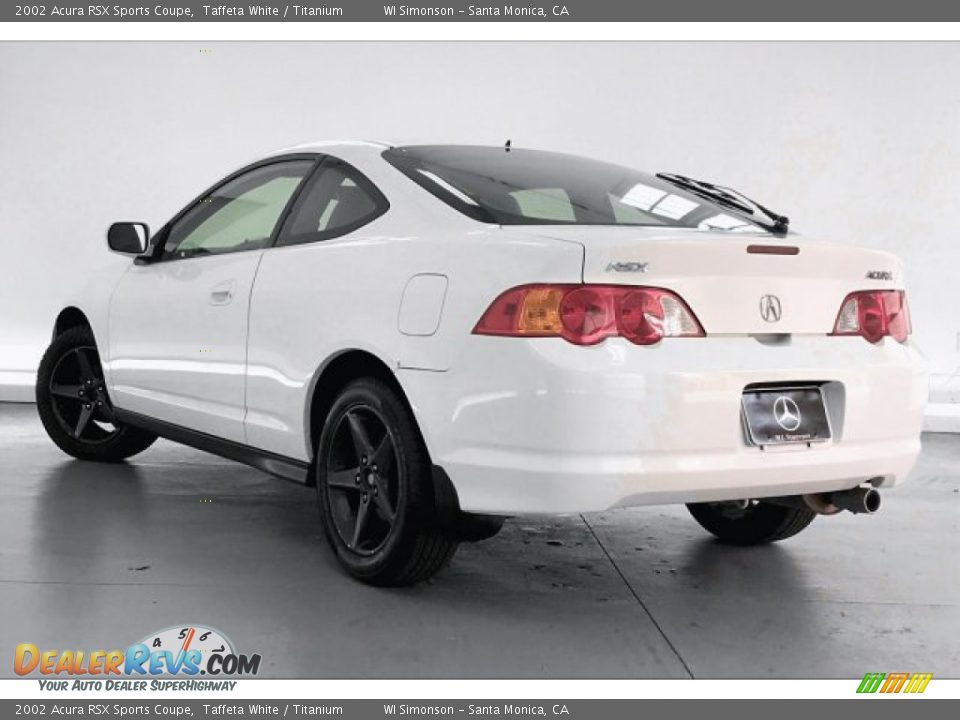 2002 Acura RSX Sports Coupe Taffeta White / Titanium Photo #10