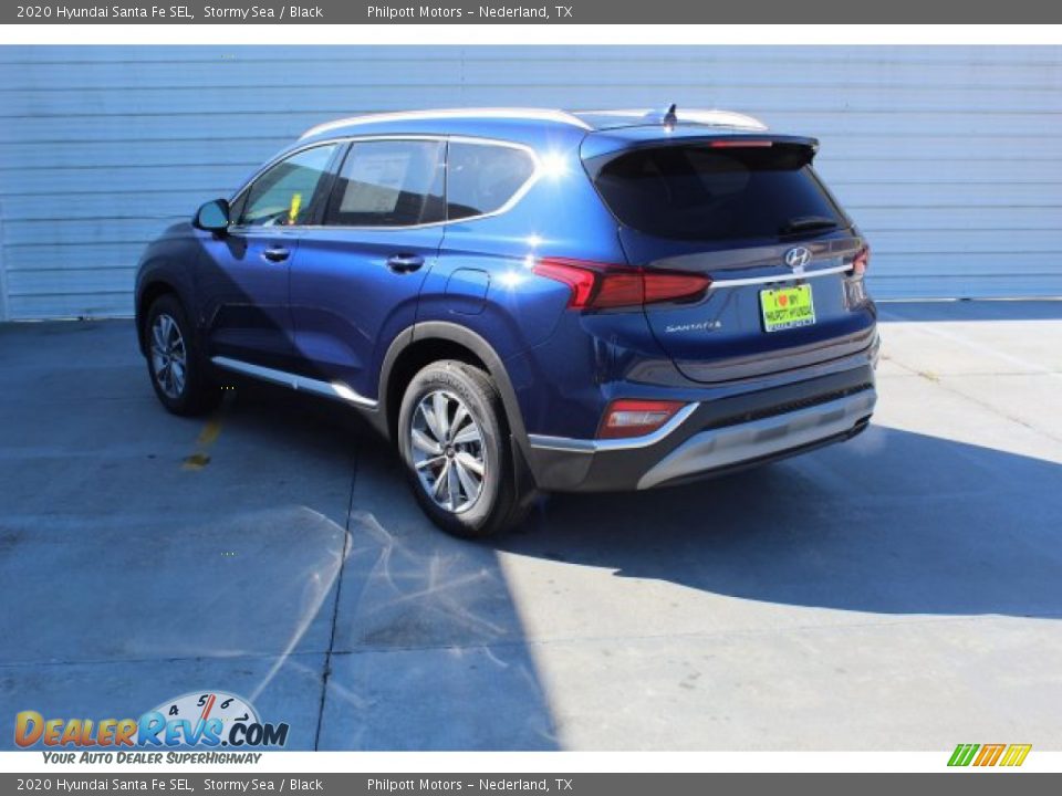 2020 Hyundai Santa Fe SEL Stormy Sea / Black Photo #6