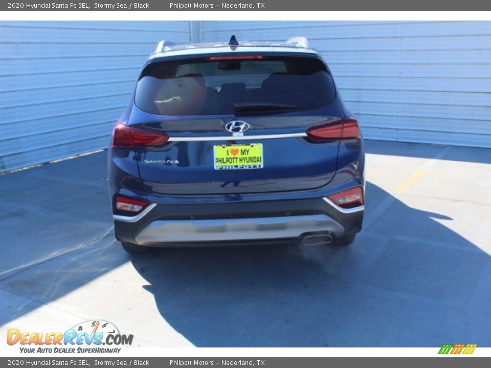 2020 Hyundai Santa Fe SEL Stormy Sea / Black Photo #7