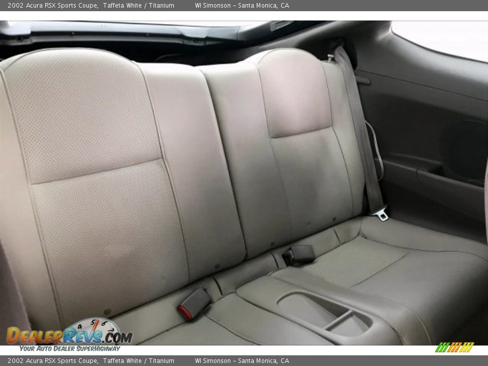 2002 Acura RSX Sports Coupe Taffeta White / Titanium Photo #13