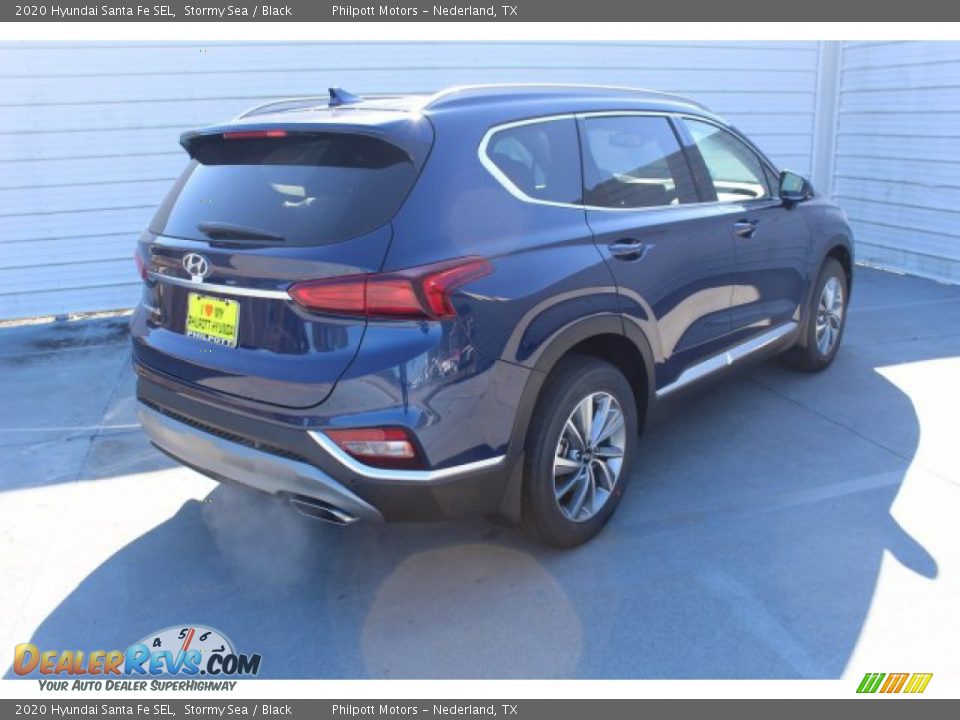 2020 Hyundai Santa Fe SEL Stormy Sea / Black Photo #8