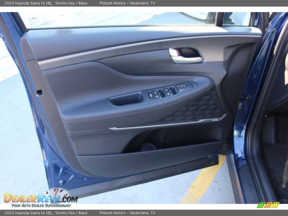 2020 Hyundai Santa Fe SEL Stormy Sea / Black Photo #9