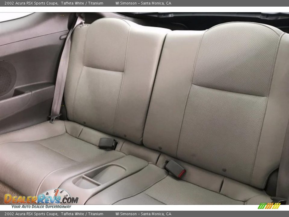 Rear Seat of 2002 Acura RSX Sports Coupe Photo #15