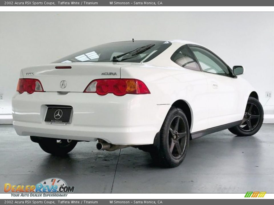 2002 Acura RSX Sports Coupe Taffeta White / Titanium Photo #16