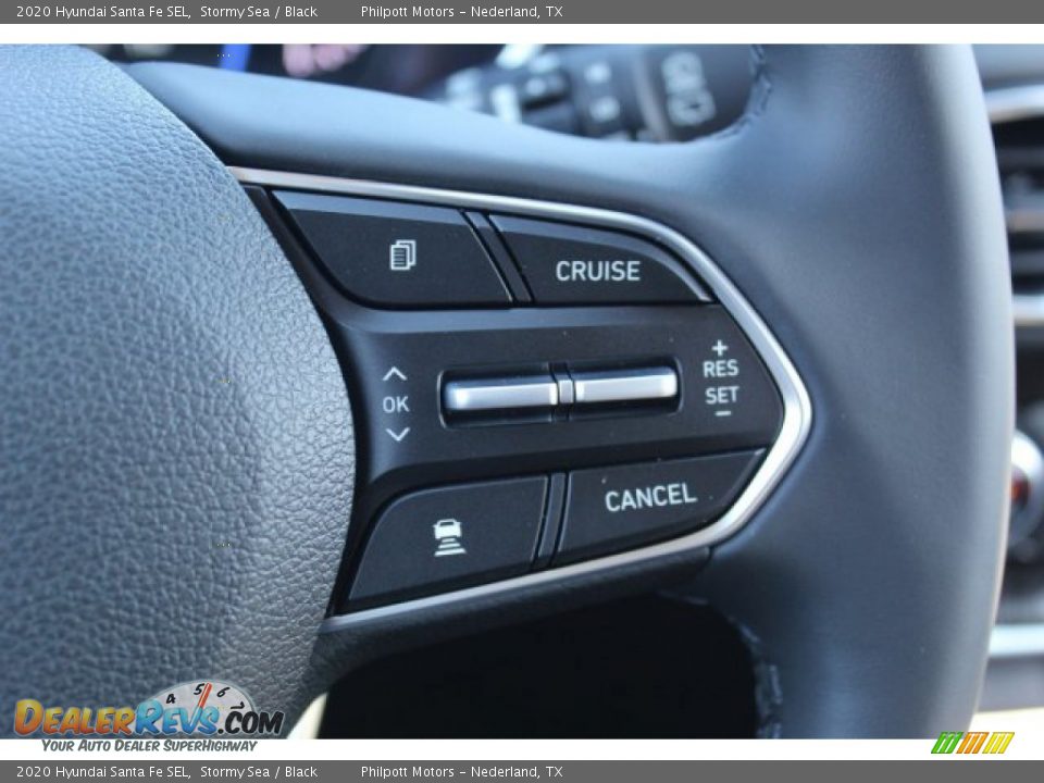 2020 Hyundai Santa Fe SEL Stormy Sea / Black Photo #12