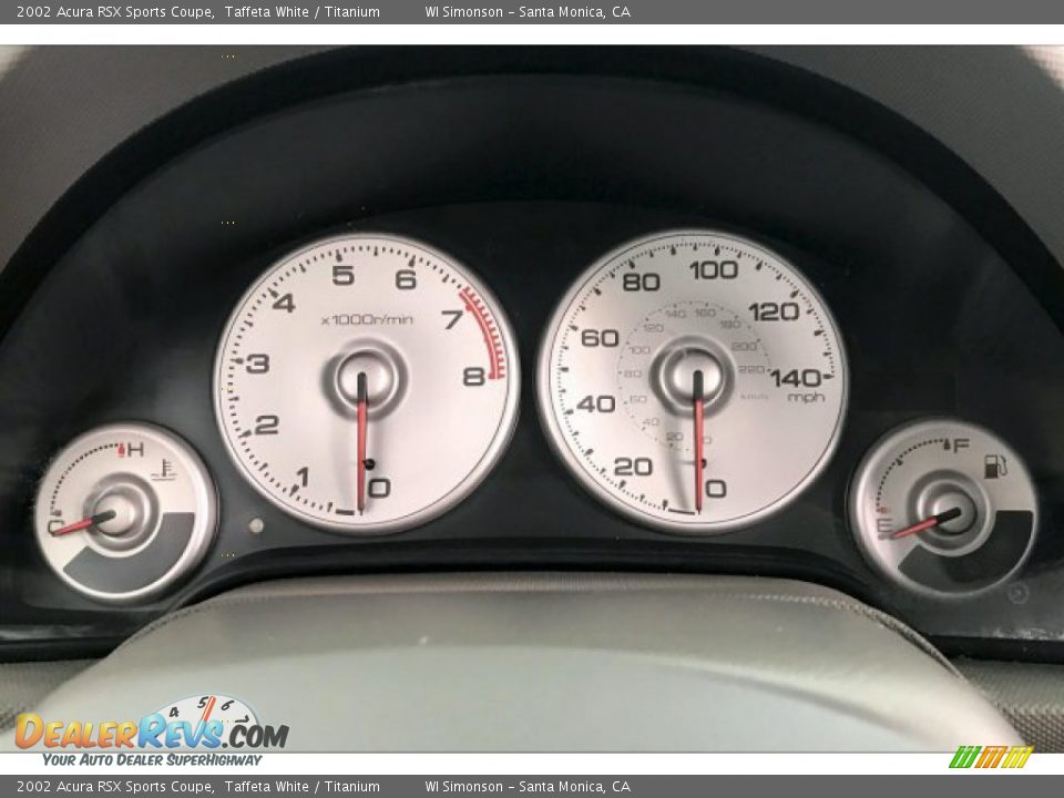 2002 Acura RSX Sports Coupe Gauges Photo #20