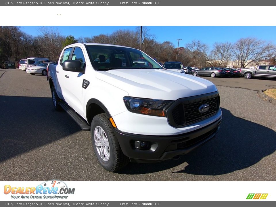 2019 Ford Ranger STX SuperCrew 4x4 Oxford White / Ebony Photo #1