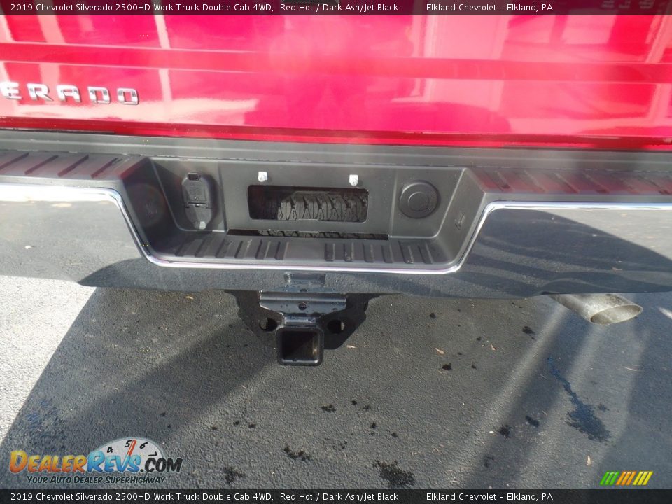 2019 Chevrolet Silverado 2500HD Work Truck Double Cab 4WD Red Hot / Dark Ash/Jet Black Photo #11