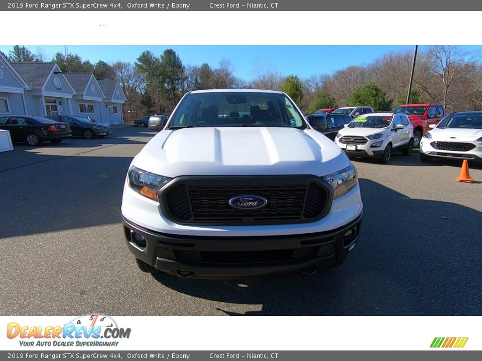 2019 Ford Ranger STX SuperCrew 4x4 Oxford White / Ebony Photo #2