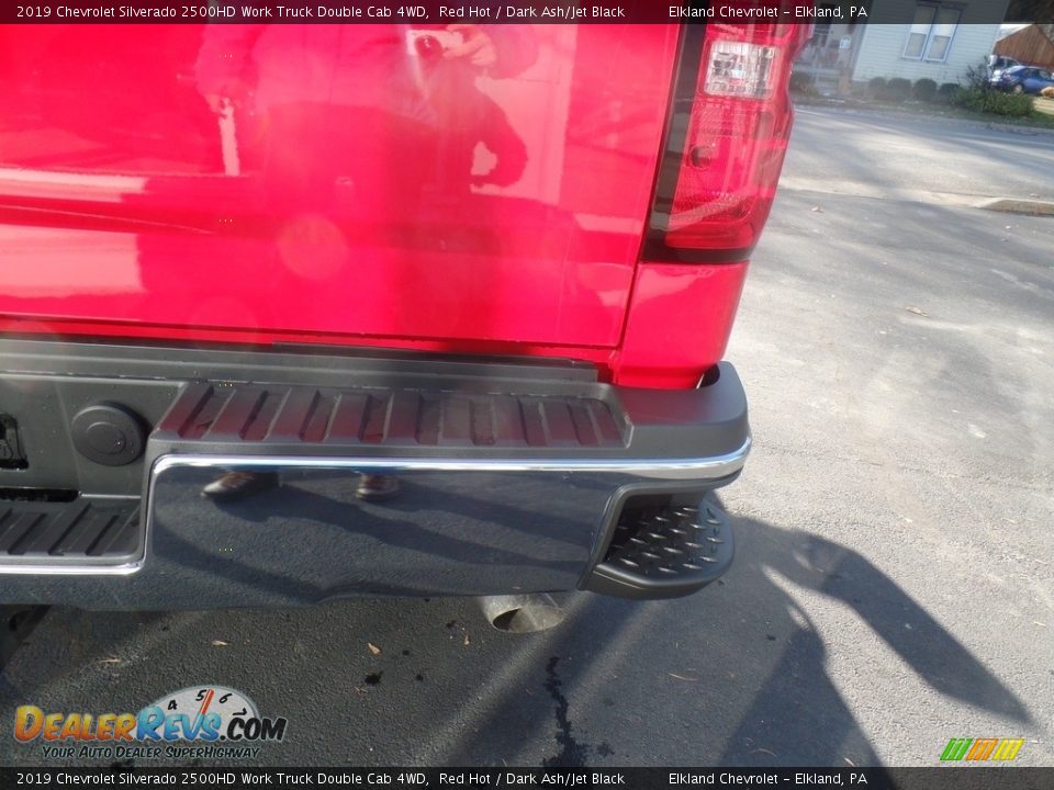 2019 Chevrolet Silverado 2500HD Work Truck Double Cab 4WD Red Hot / Dark Ash/Jet Black Photo #12