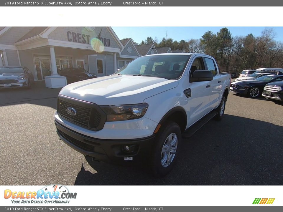 2019 Ford Ranger STX SuperCrew 4x4 Oxford White / Ebony Photo #3