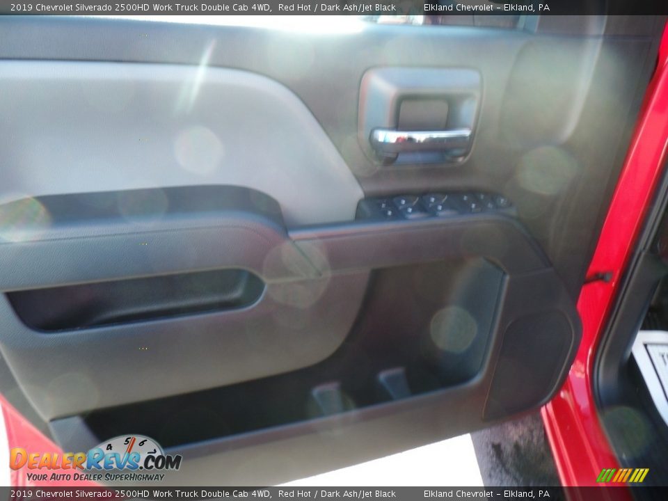 2019 Chevrolet Silverado 2500HD Work Truck Double Cab 4WD Red Hot / Dark Ash/Jet Black Photo #14