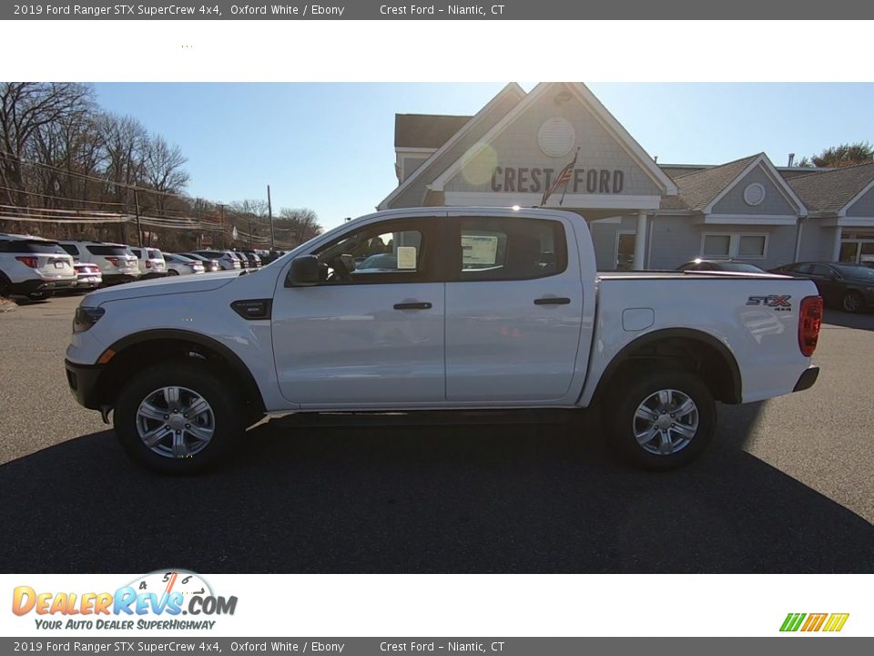 2019 Ford Ranger STX SuperCrew 4x4 Oxford White / Ebony Photo #4