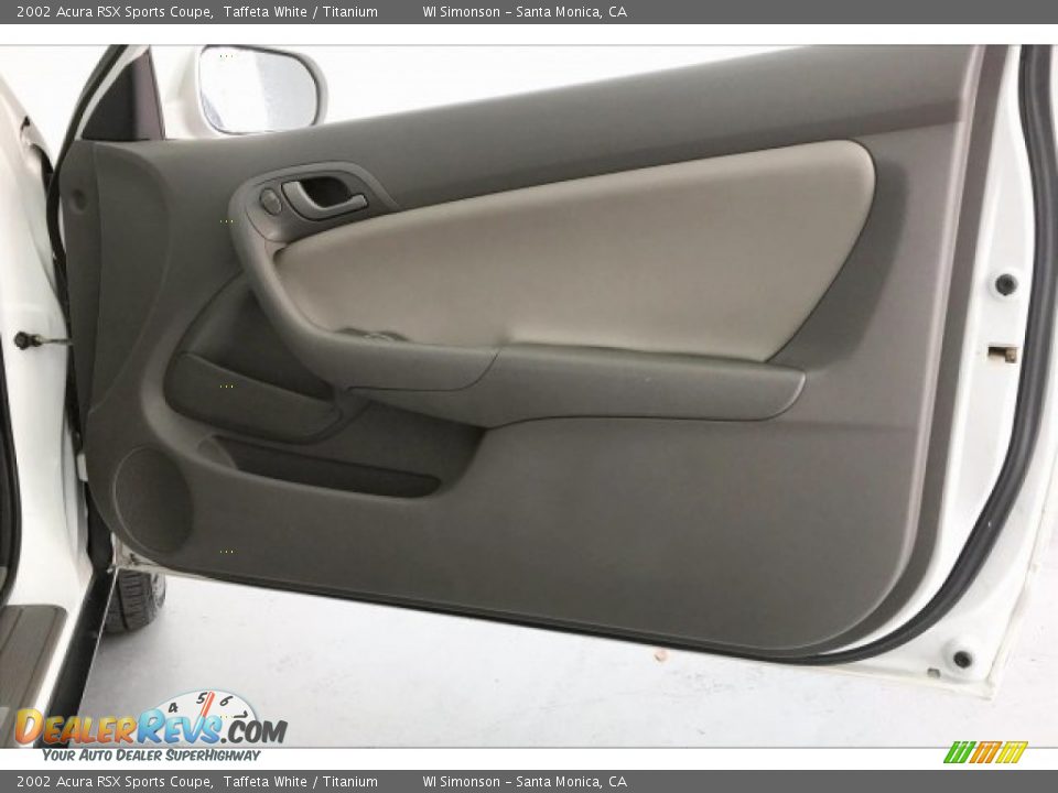 2002 Acura RSX Sports Coupe Taffeta White / Titanium Photo #29