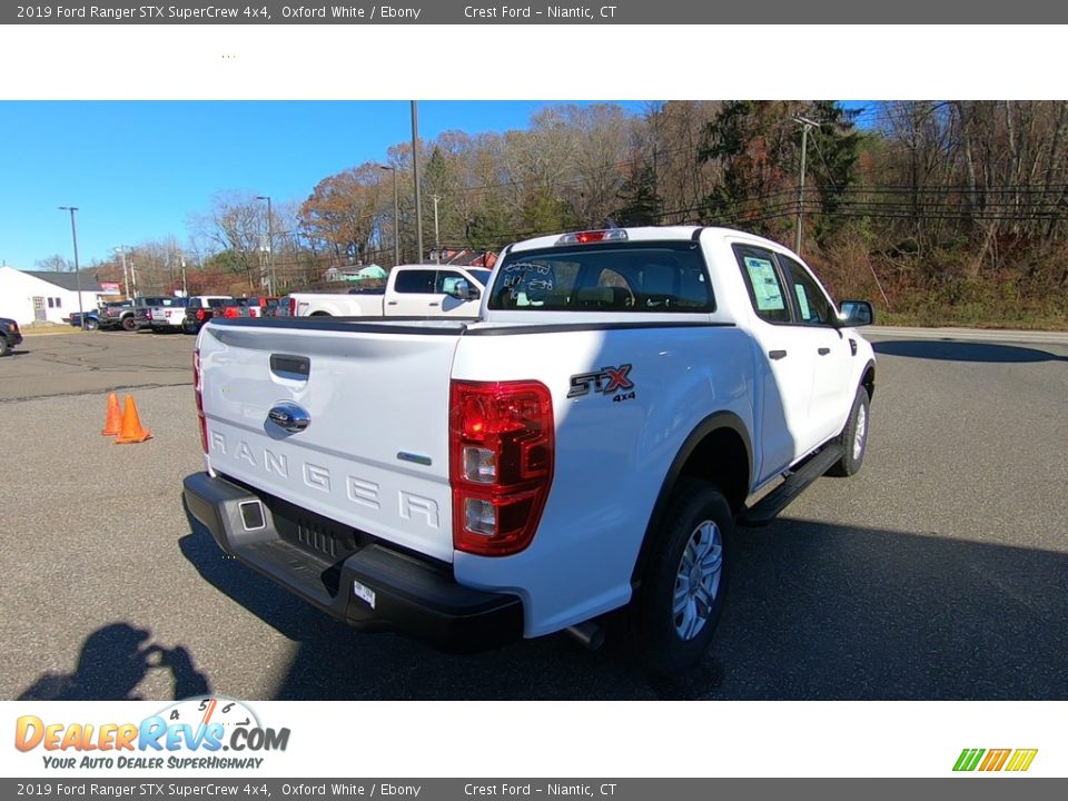 2019 Ford Ranger STX SuperCrew 4x4 Oxford White / Ebony Photo #7