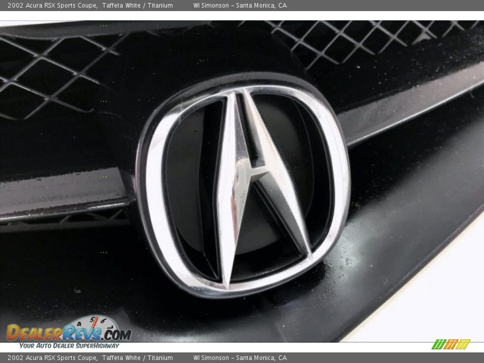 2002 Acura RSX Sports Coupe Taffeta White / Titanium Photo #32