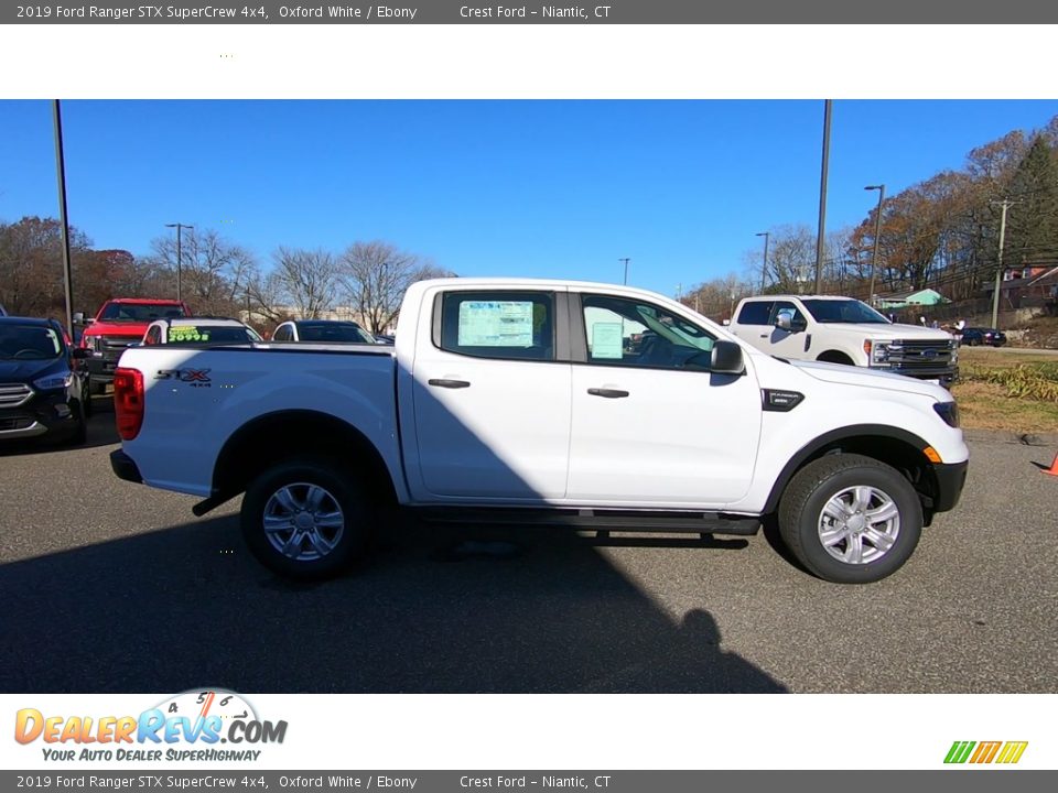 2019 Ford Ranger STX SuperCrew 4x4 Oxford White / Ebony Photo #8