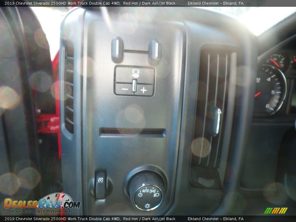 2019 Chevrolet Silverado 2500HD Work Truck Double Cab 4WD Red Hot / Dark Ash/Jet Black Photo #20