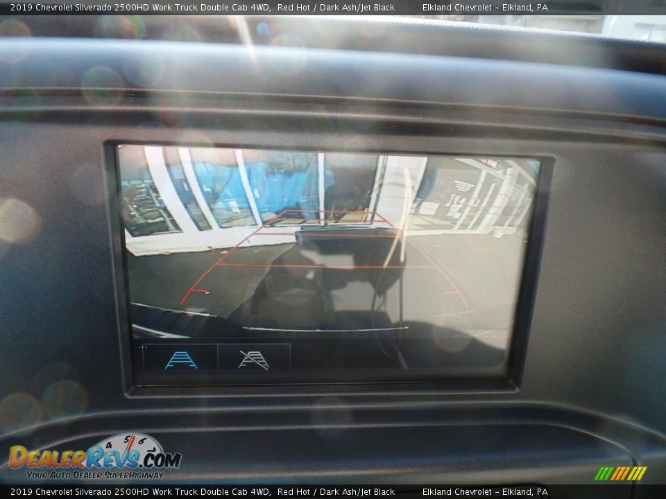 2019 Chevrolet Silverado 2500HD Work Truck Double Cab 4WD Red Hot / Dark Ash/Jet Black Photo #27