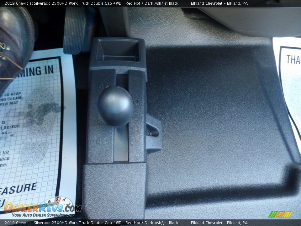 2019 Chevrolet Silverado 2500HD Work Truck Double Cab 4WD Red Hot / Dark Ash/Jet Black Photo #29