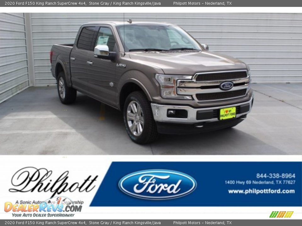 2020 Ford F150 King Ranch SuperCrew 4x4 Stone Gray / King Ranch Kingsville/Java Photo #1