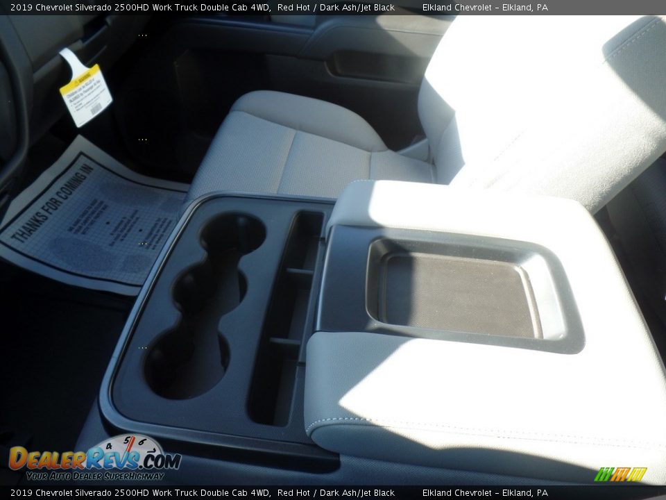 2019 Chevrolet Silverado 2500HD Work Truck Double Cab 4WD Red Hot / Dark Ash/Jet Black Photo #31