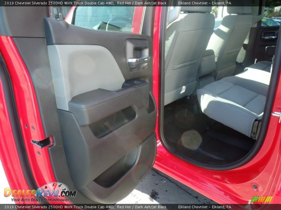 2019 Chevrolet Silverado 2500HD Work Truck Double Cab 4WD Red Hot / Dark Ash/Jet Black Photo #32