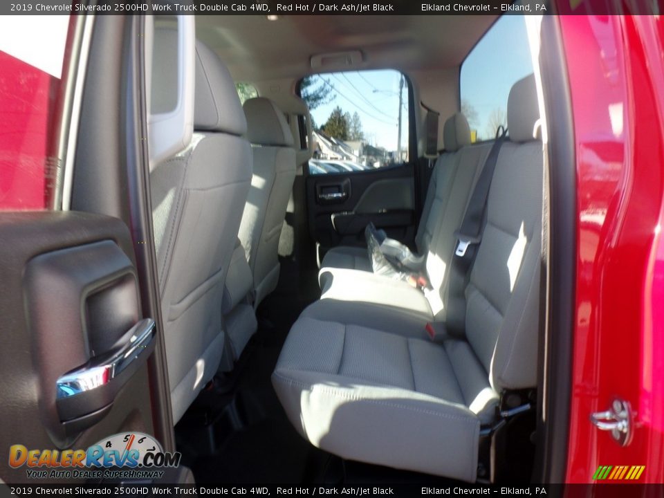 2019 Chevrolet Silverado 2500HD Work Truck Double Cab 4WD Red Hot / Dark Ash/Jet Black Photo #33