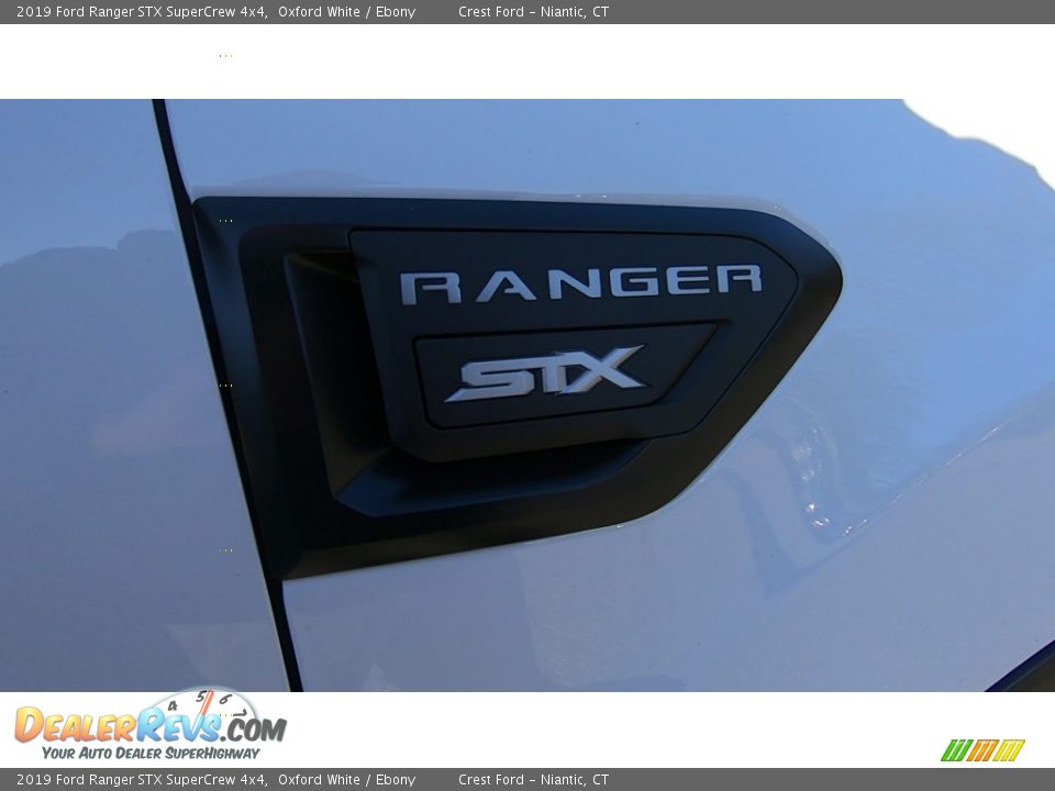 2019 Ford Ranger STX SuperCrew 4x4 Oxford White / Ebony Photo #25
