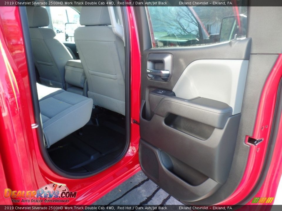 2019 Chevrolet Silverado 2500HD Work Truck Double Cab 4WD Red Hot / Dark Ash/Jet Black Photo #34