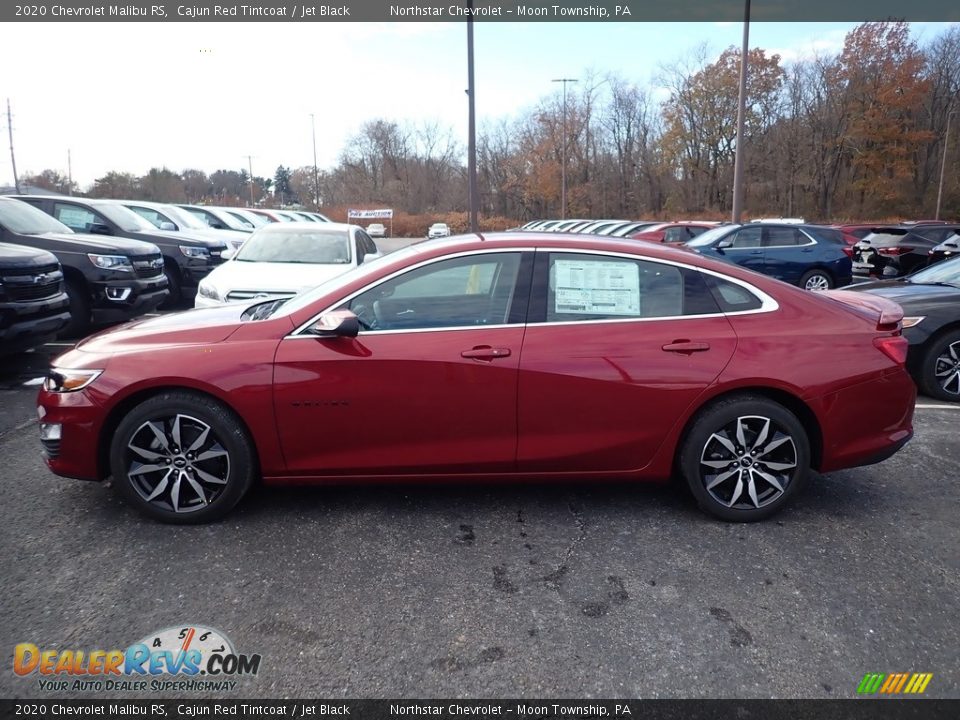 2020 Chevrolet Malibu RS Cajun Red Tintcoat / Jet Black Photo #2