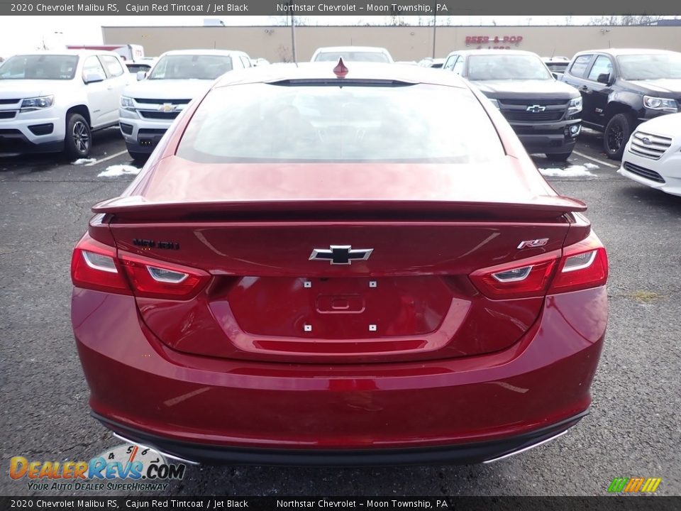 2020 Chevrolet Malibu RS Cajun Red Tintcoat / Jet Black Photo #4