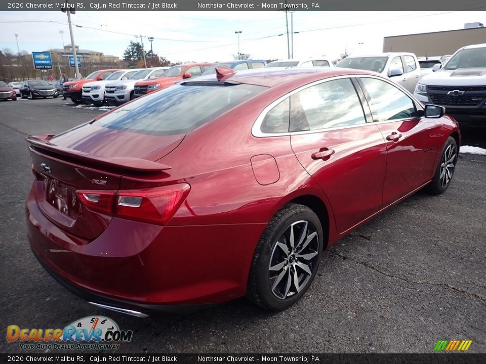 2020 Chevrolet Malibu RS Cajun Red Tintcoat / Jet Black Photo #5