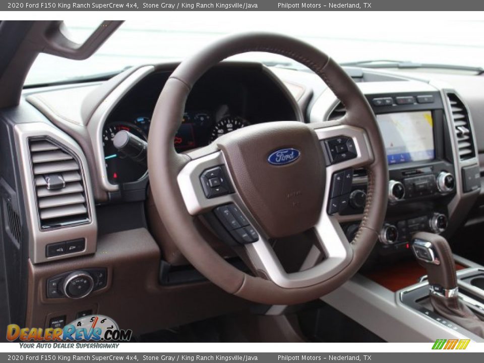 2020 Ford F150 King Ranch SuperCrew 4x4 Stone Gray / King Ranch Kingsville/Java Photo #23