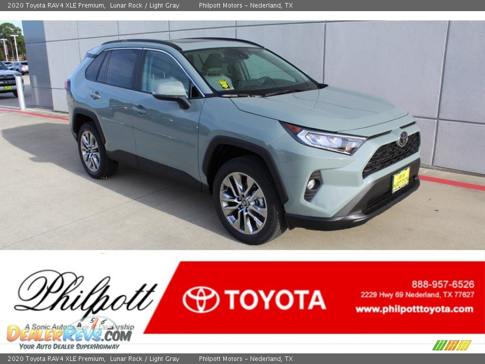 2020 Toyota RAV4 XLE Premium Lunar Rock / Light Gray Photo #1