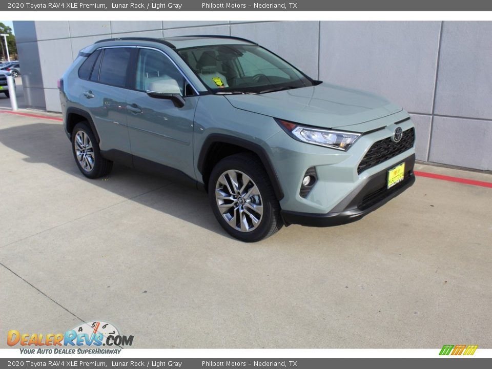 2020 Toyota RAV4 XLE Premium Lunar Rock / Light Gray Photo #2