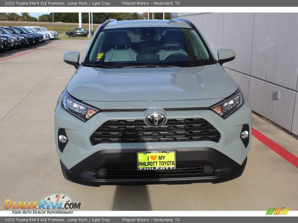 2020 Toyota RAV4 XLE Premium Lunar Rock / Light Gray Photo #3