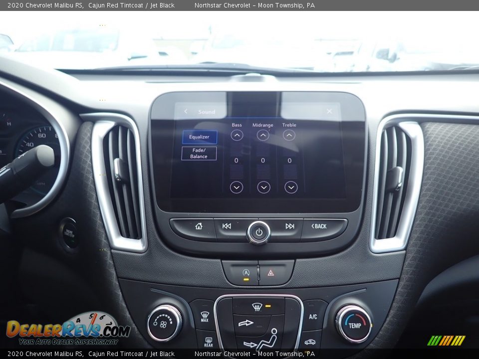 2020 Chevrolet Malibu RS Cajun Red Tintcoat / Jet Black Photo #16